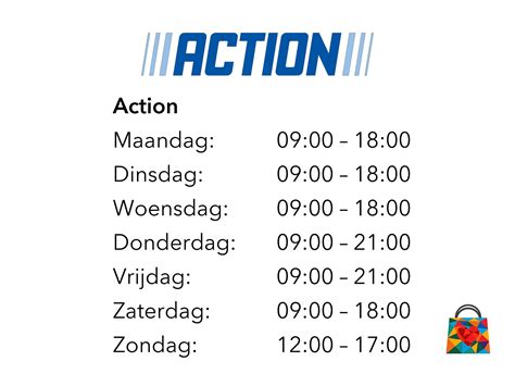 action openings tijden.